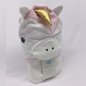 Unicorn Baby Towel by Cloud Island NWT